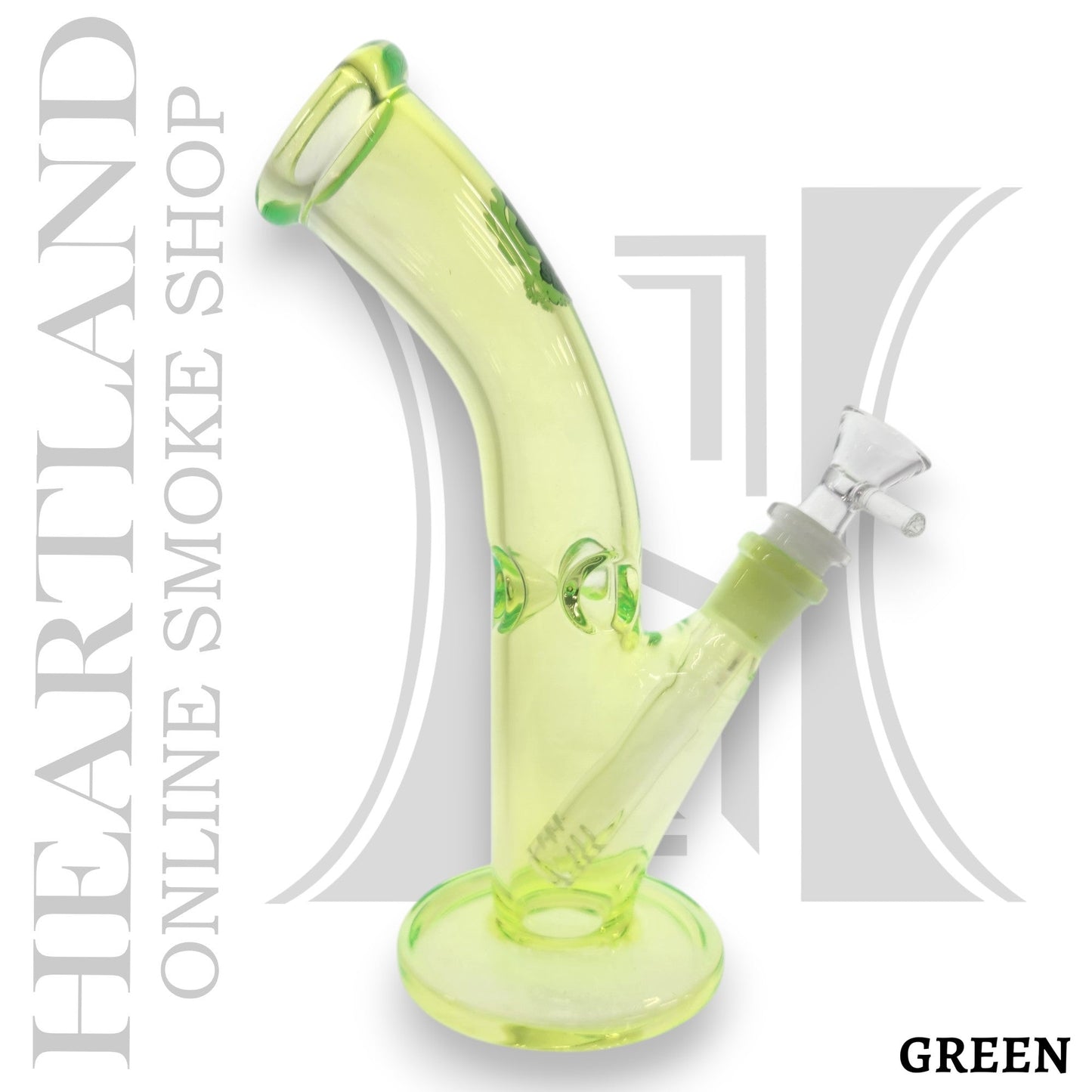 9" Seshgear Slanted Neck Straight Tube Bong