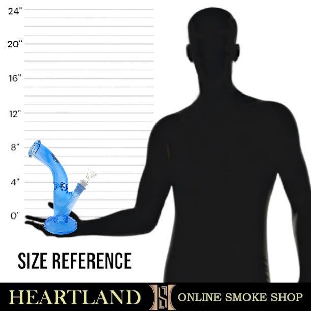 9" Seshgear Slanted Neck Straight Tube Bong