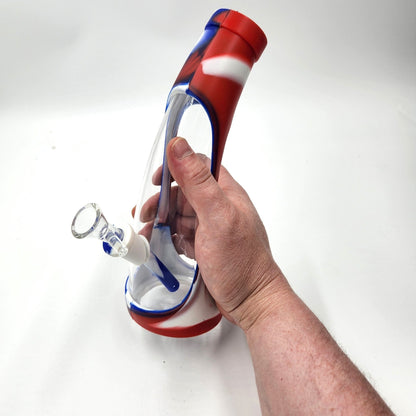 9" Waxmaid Horn Silicone Bong