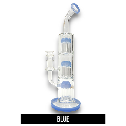 13" Bougie Triple Tree Percolator Bong