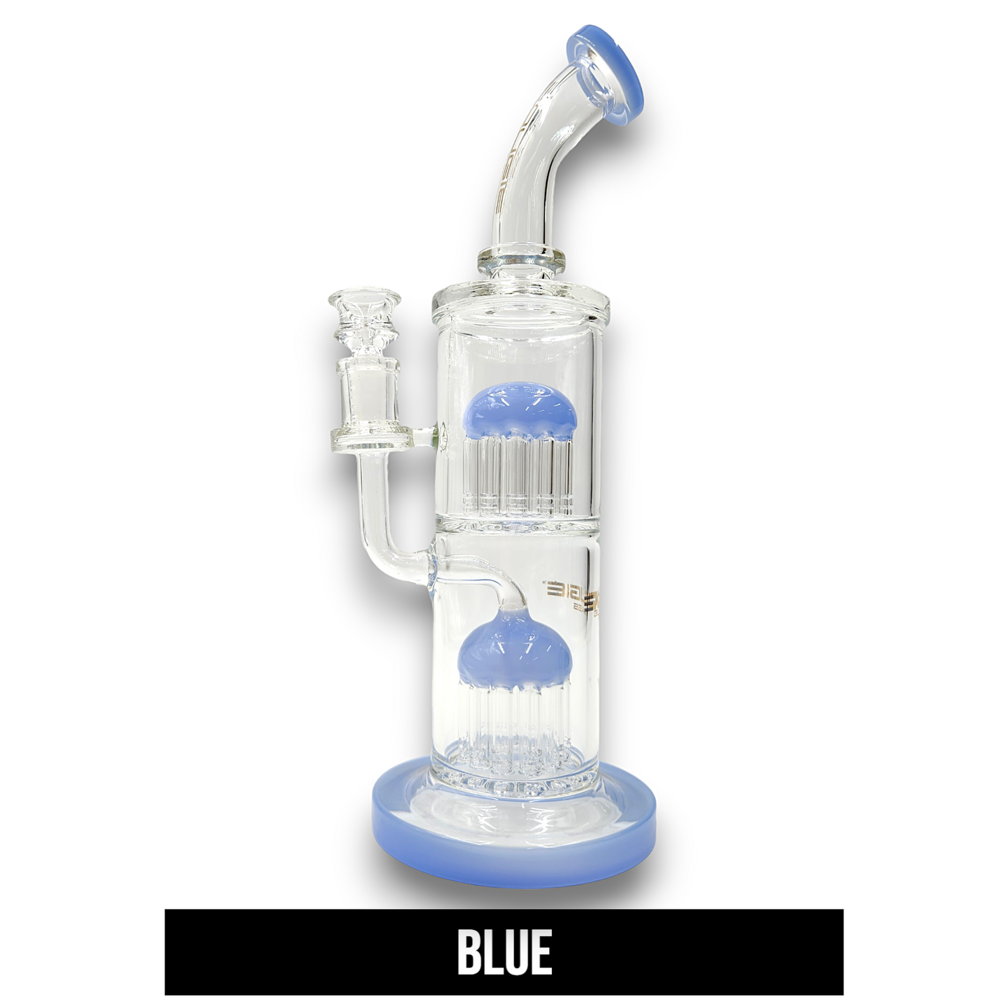 12" Bougie Dual Tree Percolator Bong