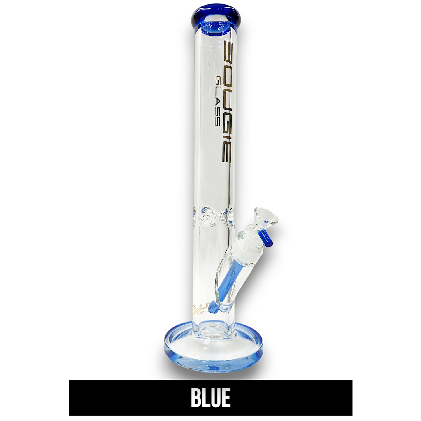 16" Bougie Straight Tube Heavy Duty Bong