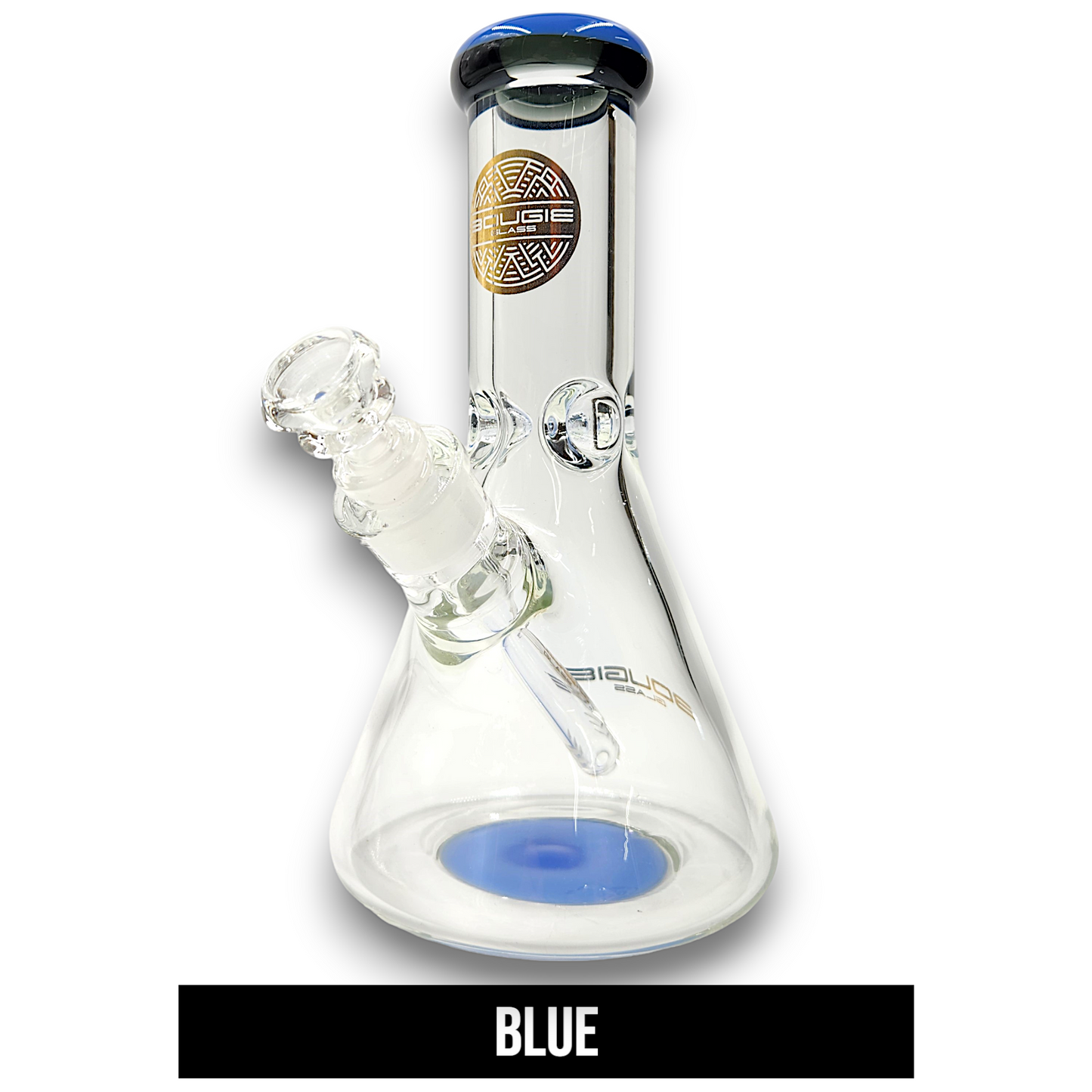 10" Bougie Colored Heavy Duty Beaker Bong