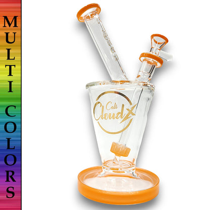 9" Cali CloudX Circ Perc Volcano Barrel Bong