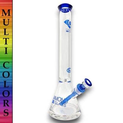 18" Diamond 9mm Heavy Duty Beaker Bong