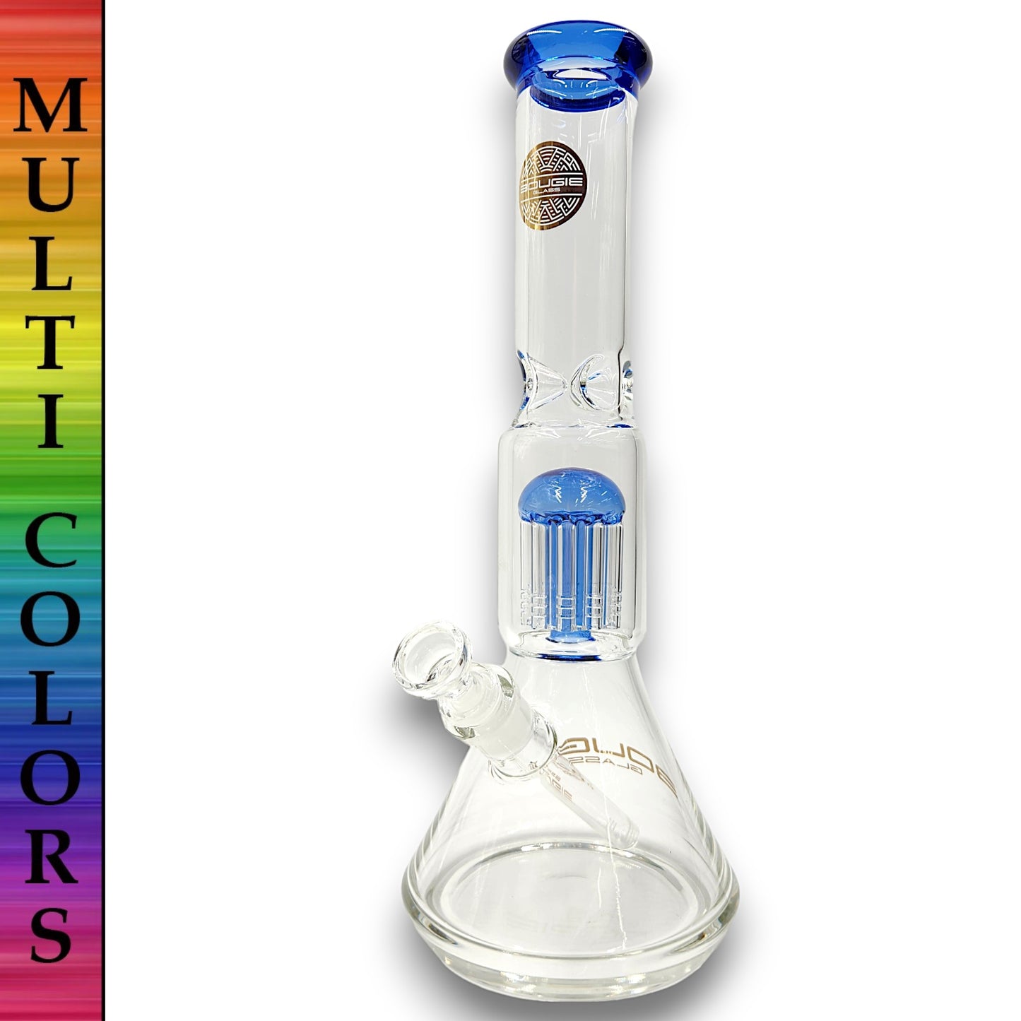 15" Bougie Glass Heavy Duty Tree Percolator Beaker Bong