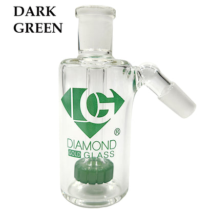 Diamond 4-1/2" Ash Catcher Circ Perc 14mm 45 Deg