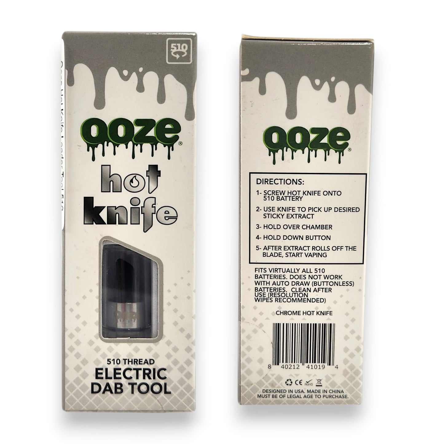 Ooze Hot Knife Loader Tool 510 Thread Attachment