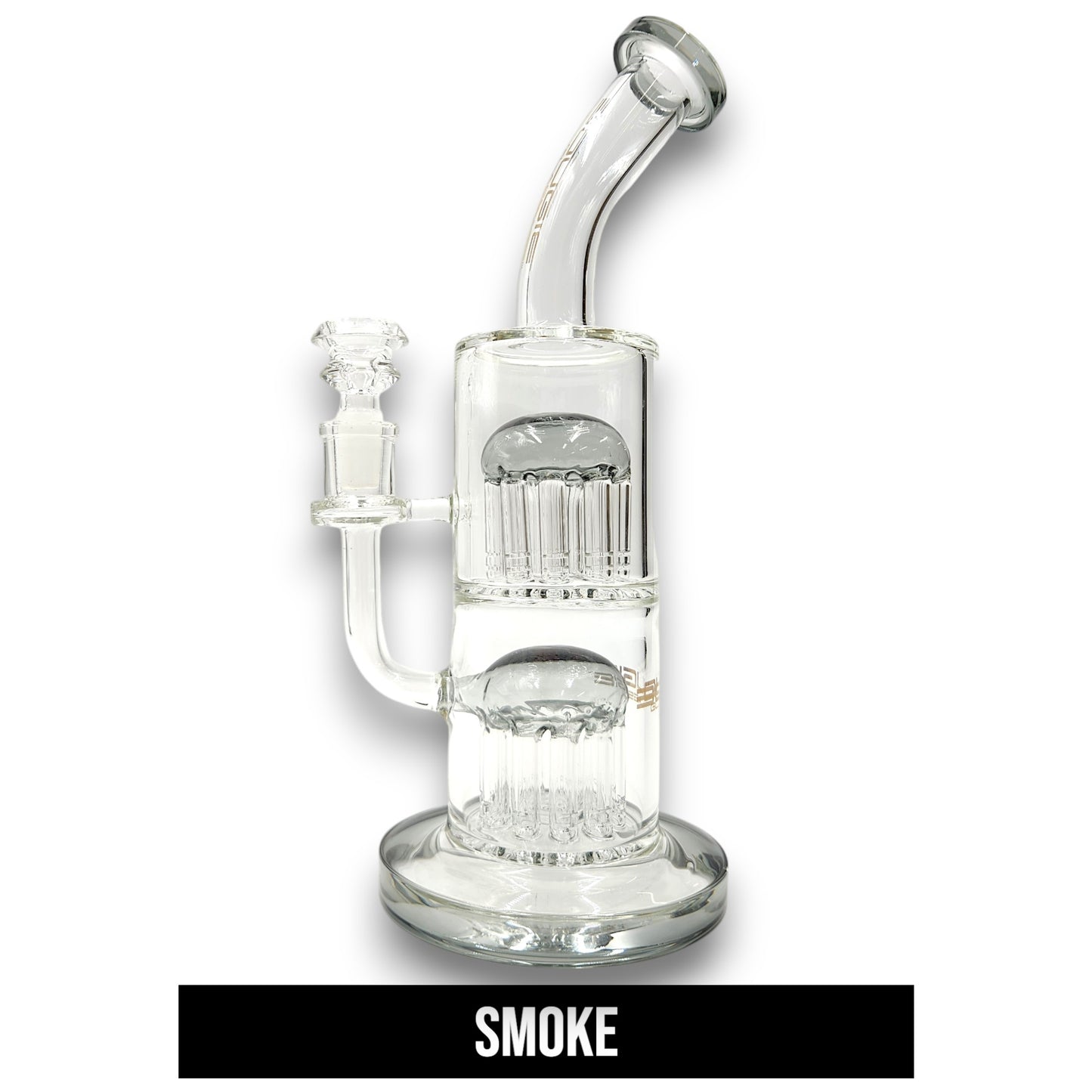 11" Bougie Double Tree Percolator Bong