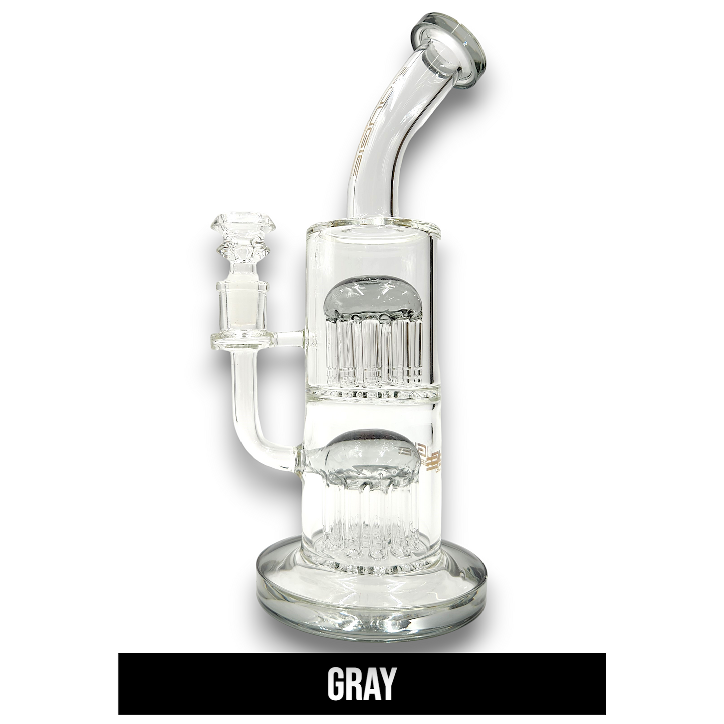 11" Bougie Double Tree Percolator Bong