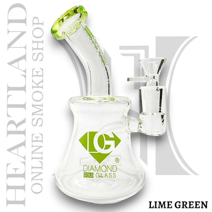 7" Diamond Quad Inline Perc Bong