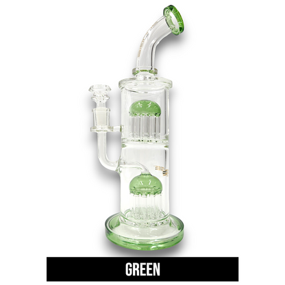 12" Bougie Dual Tree Percolator Bong