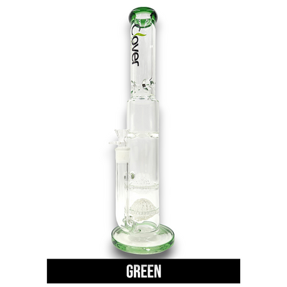 18" Clover Fritted Disc Turbine Perc Bong