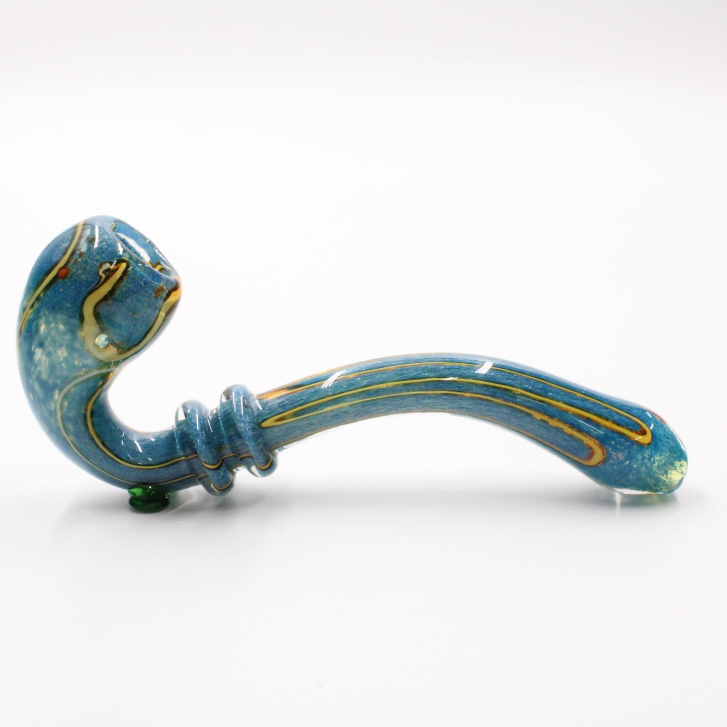 Long Blue Sherlock Hand Pipe