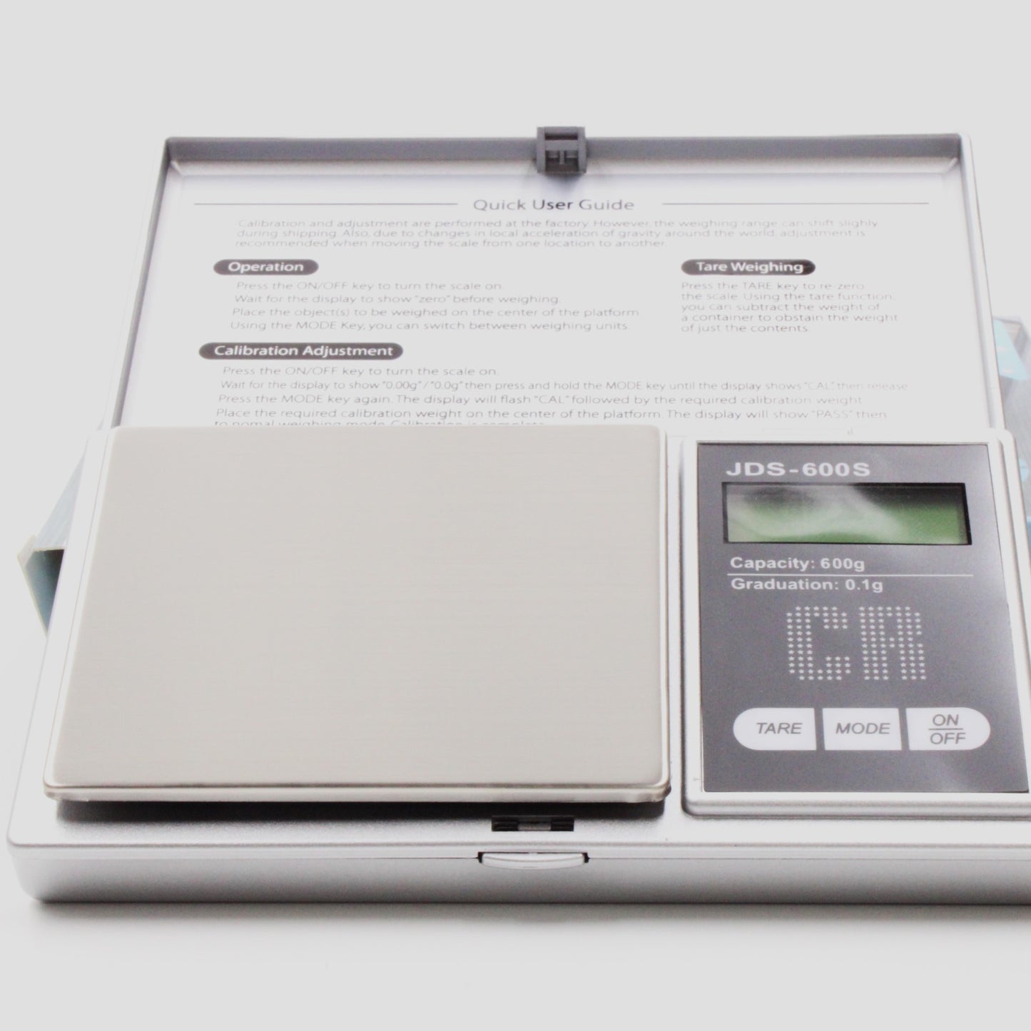 CR Portable Digital Scale 0.1g Accuracy 600g Max