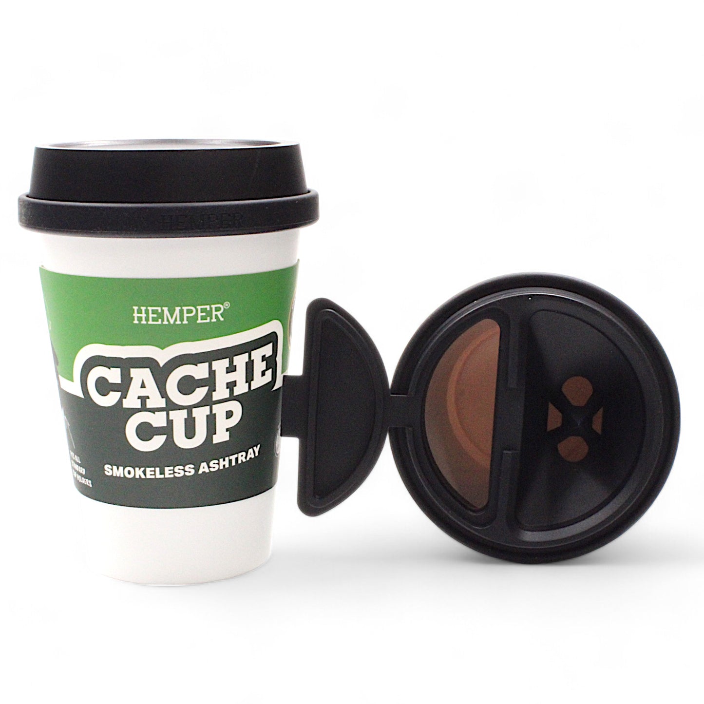 HEMPER Cache Cup Coffee Cup Discreet Storage and Ashtray