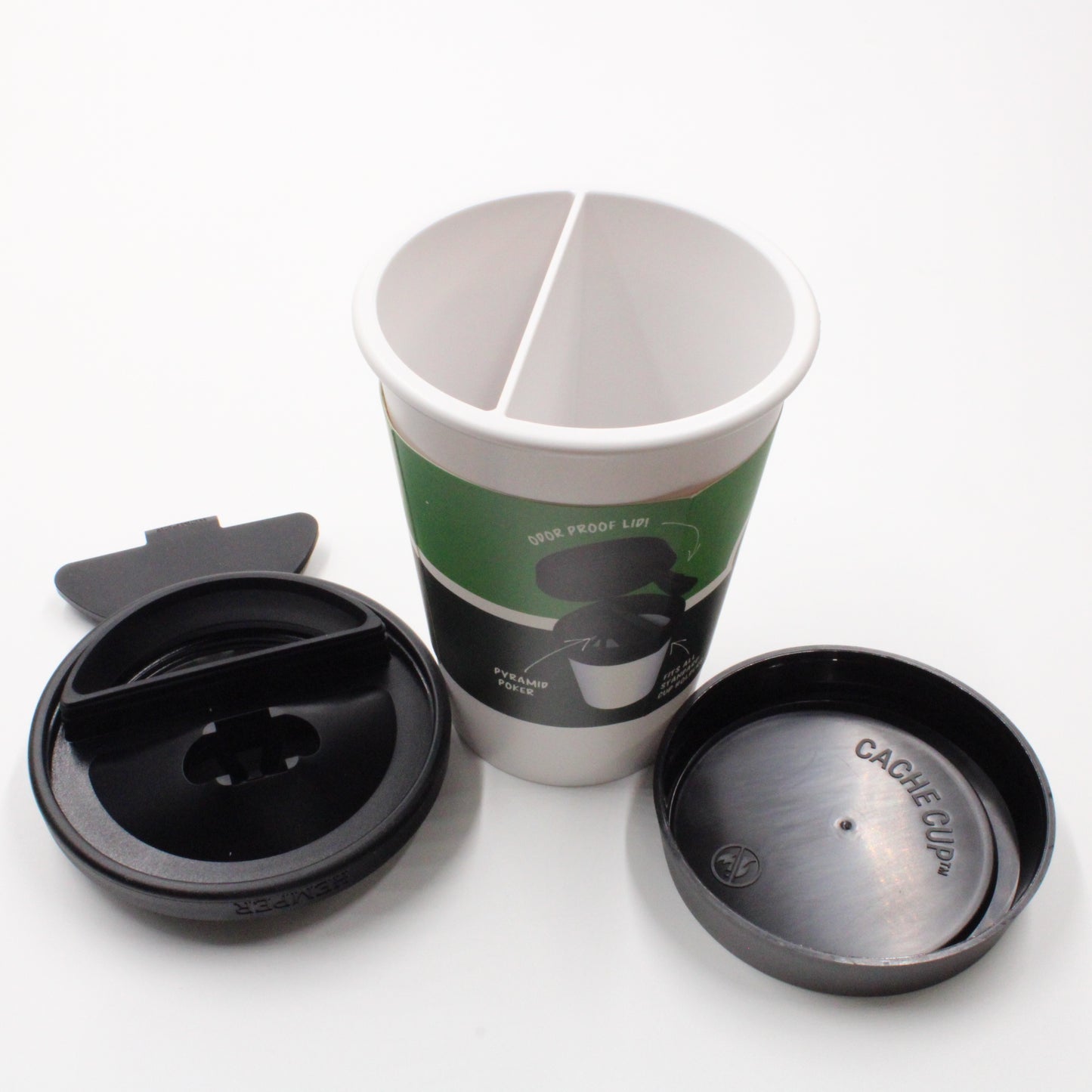 HEMPER Cache Cup Coffee Cup Discreet Storage and Ashtray