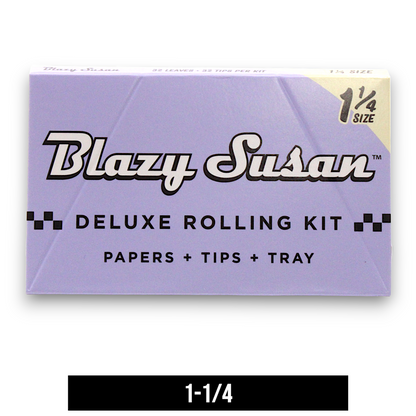 Blazy Susan Deluxe Rolling Papers Tips Tray Kit