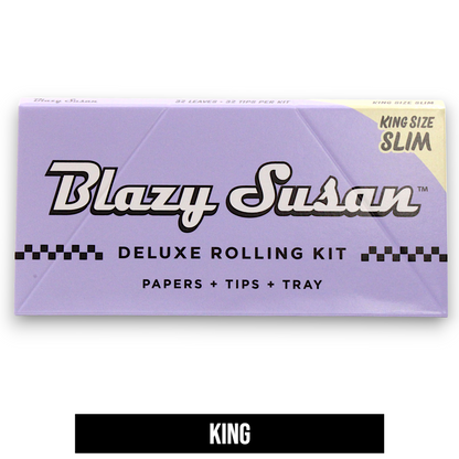 Blazy Susan Deluxe Rolling Papers Tips Tray Kit