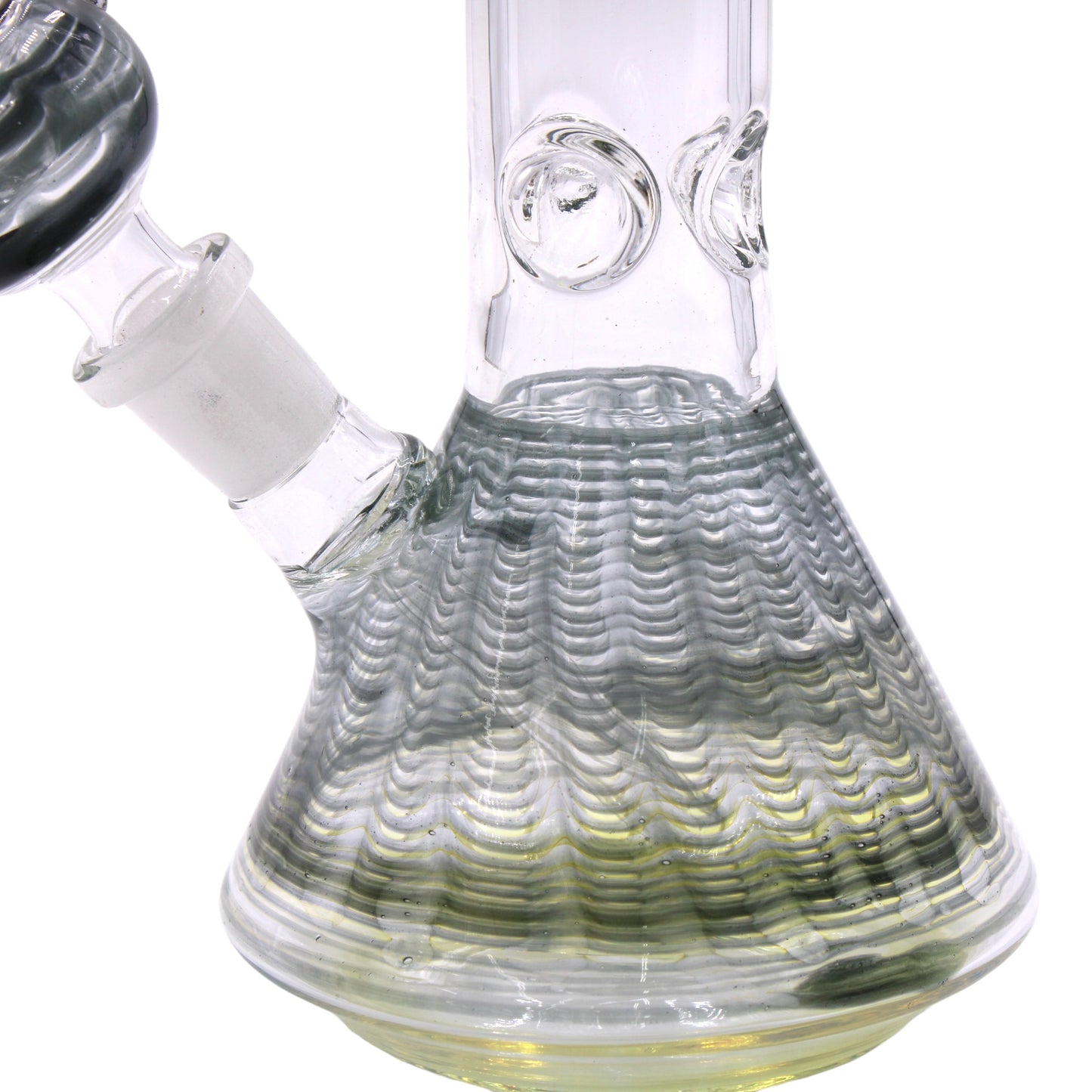 Small 8" Wavy Design Beaker Bong