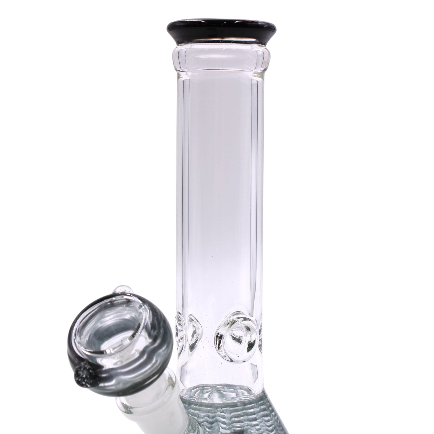 Small 8" Wavy Design Beaker Bong