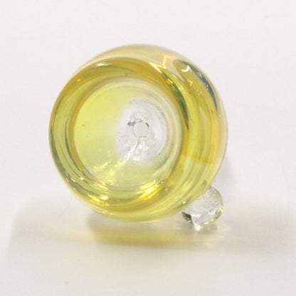 Glass 14mm Male Yellow Bubble Bowl Head