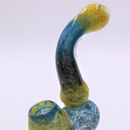 8" Splatter Colored Bubbler