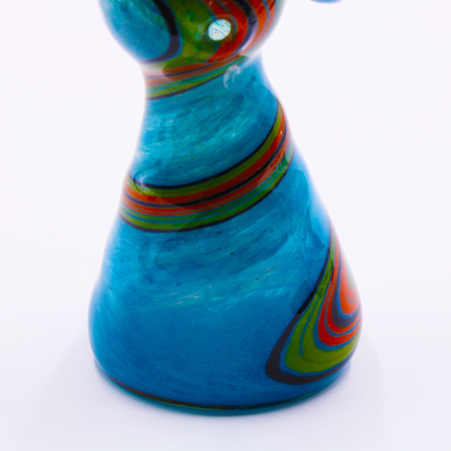 Smooth Color Swirl 9" Tall Bubbler