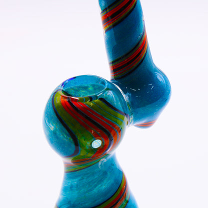 Smooth Color Swirl 9" Tall Bubbler