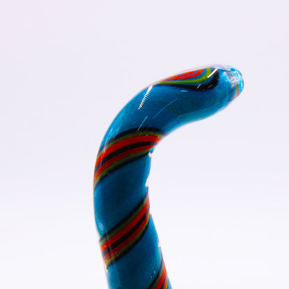 Smooth Color Swirl 9" Tall Bubbler