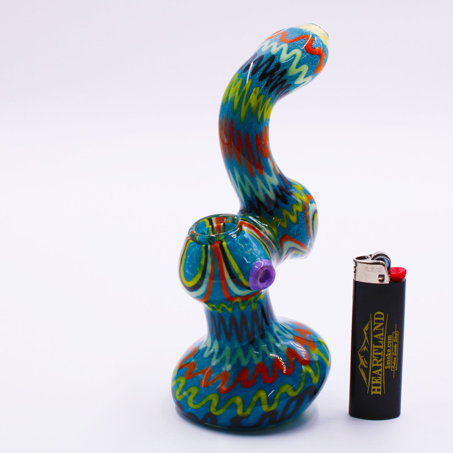 Crazy Color Mix 8" Tall Bubbler