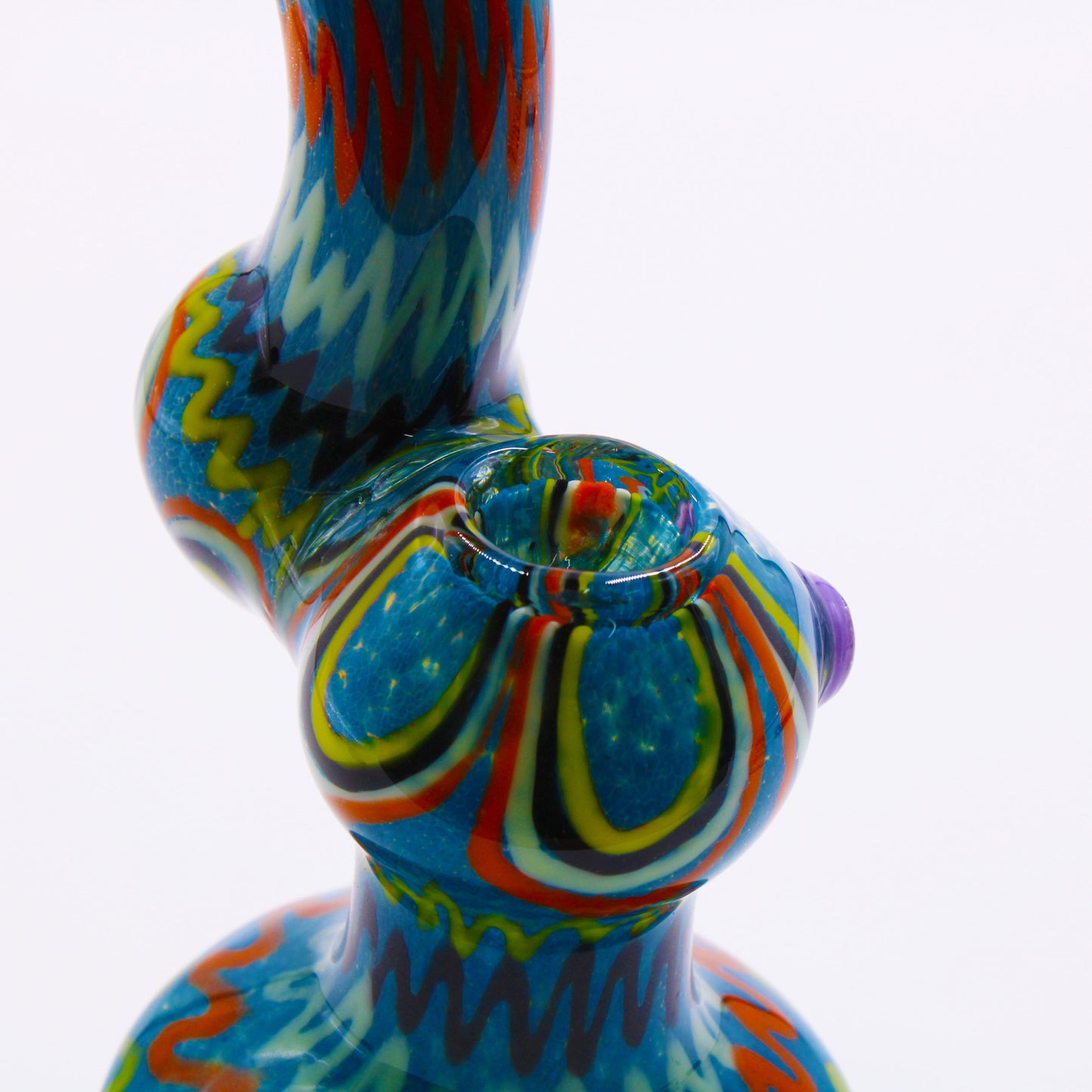 Crazy Color Mix 8" Tall Bubbler