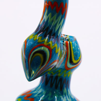 Crazy Color Mix 8" Tall Bubbler