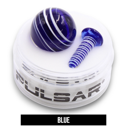 Pulsar Terp Slurper Screw and Marble Set