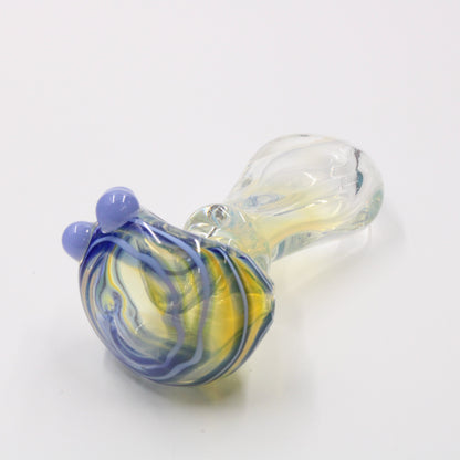 Medium 4" Glass Spoon Hand Bowl