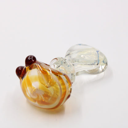 Medium 4" Glass Spoon Hand Bowl