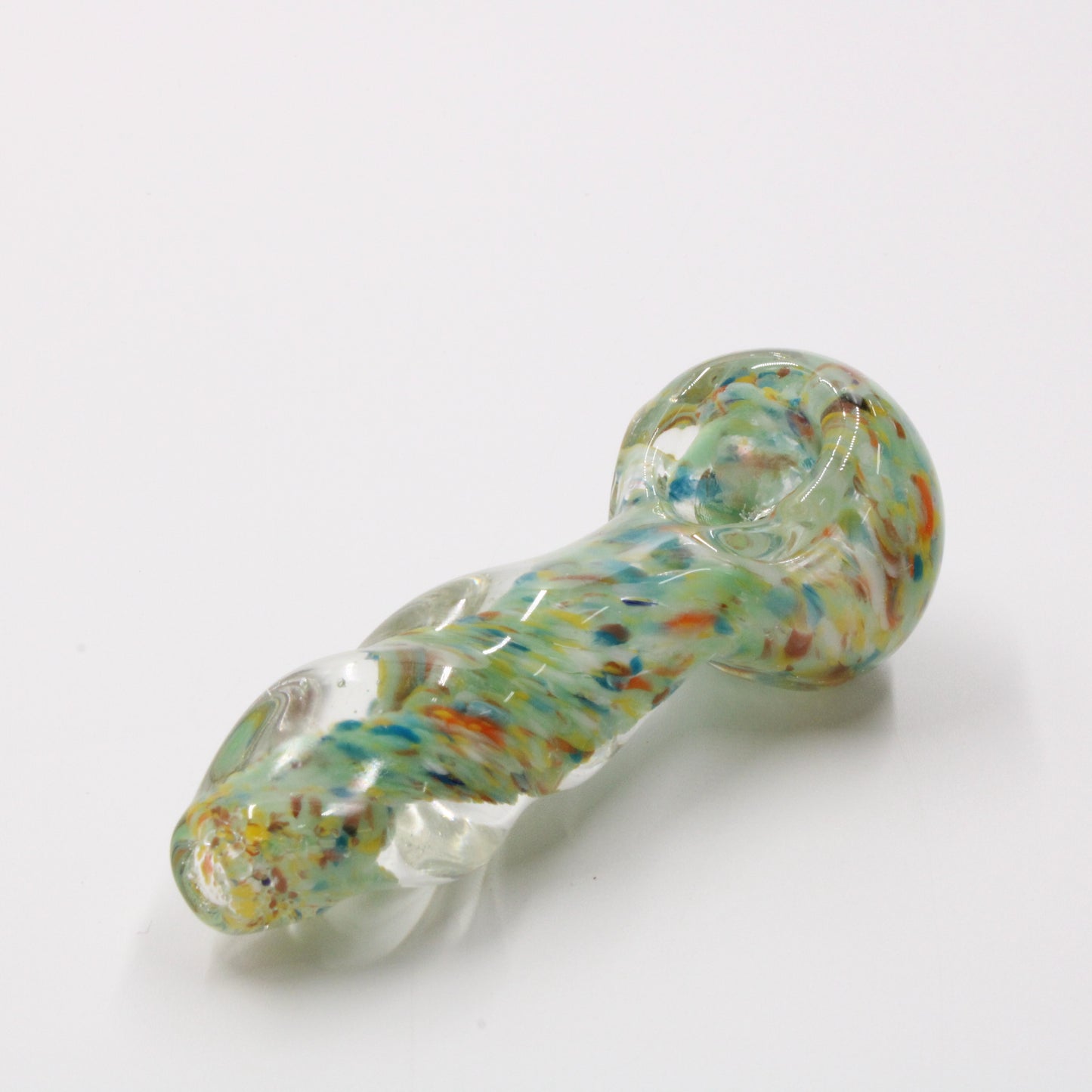 Medium 3-3/4" Glass Spoon Hand Bowl