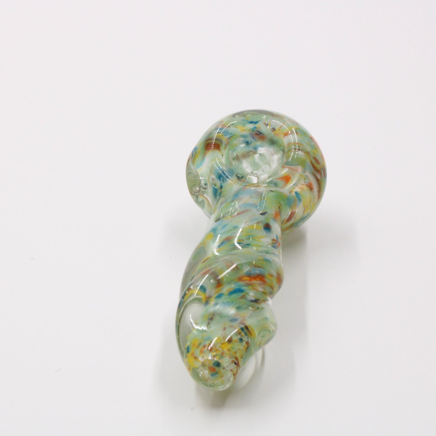 Medium 3-3/4" Glass Spoon Hand Bowl