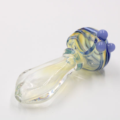 Medium 4" Glass Spoon Hand Bowl