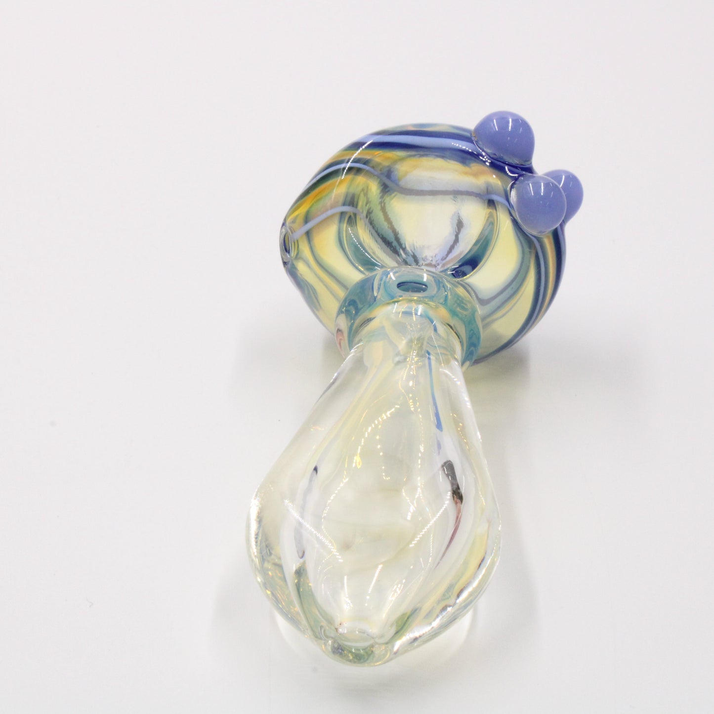 Medium 4" Glass Spoon Hand Bowl