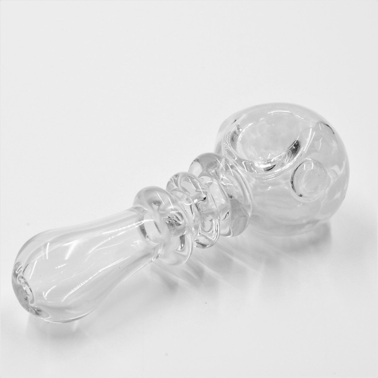 Medium 4" Glass Spoon Hand Bowl