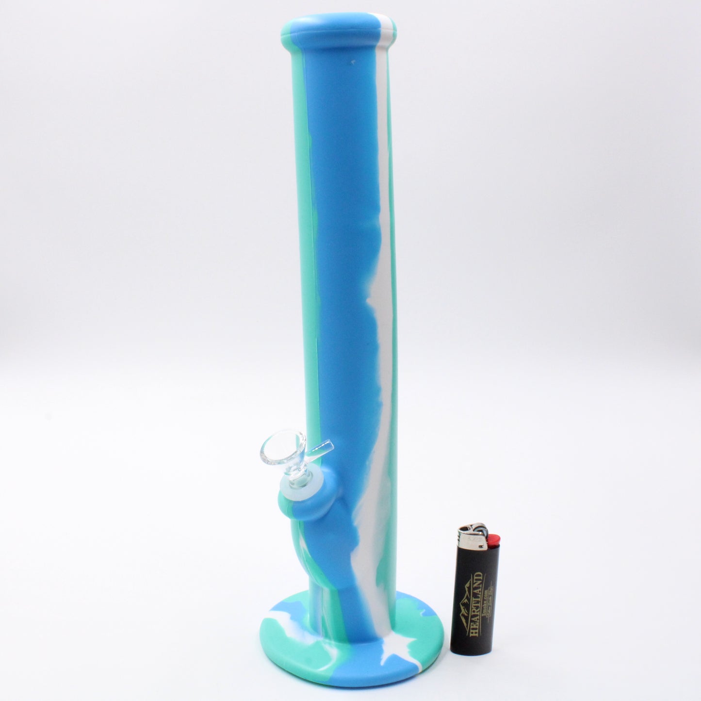 Silicone 14" Straight Tube Bong