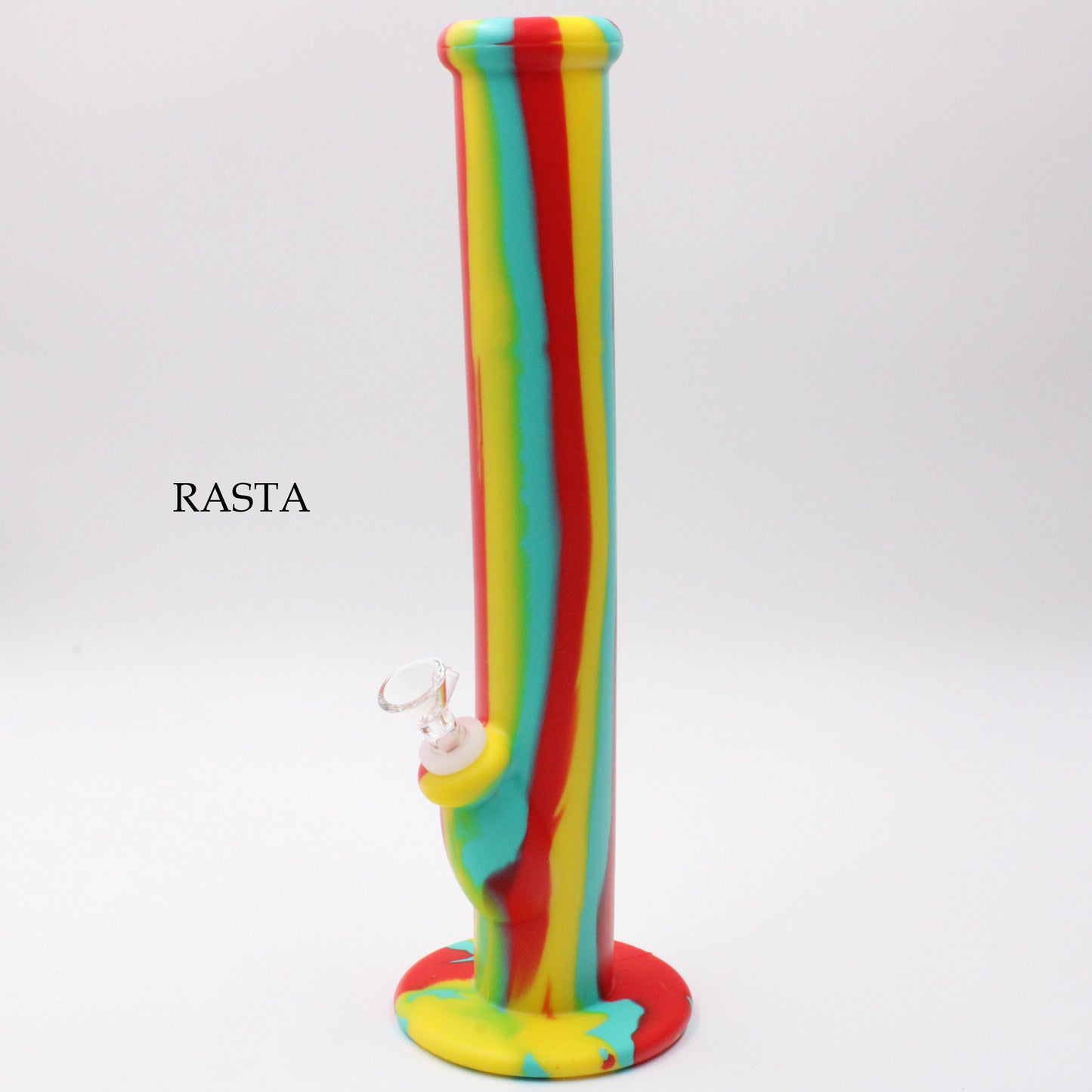 Silicone 14" Straight Tube Bong