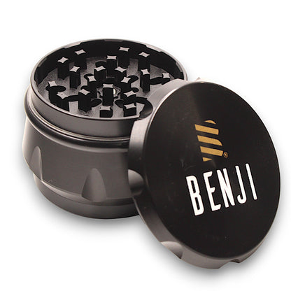 2-1/2" Benji Aluminum Grinder and Rolling Papers Combo