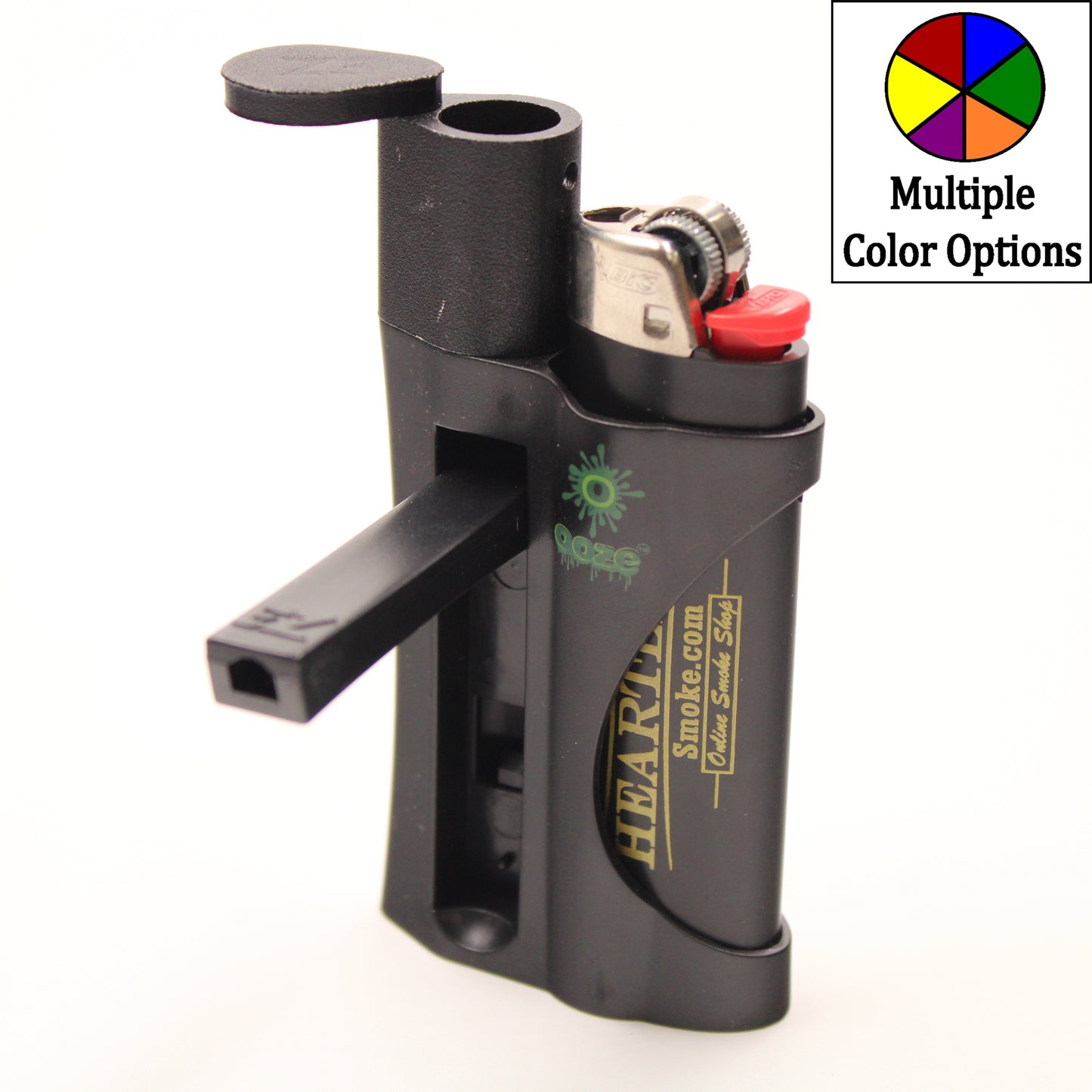 Ooze EZ Pipe Lighter Holder and Hand Pipe