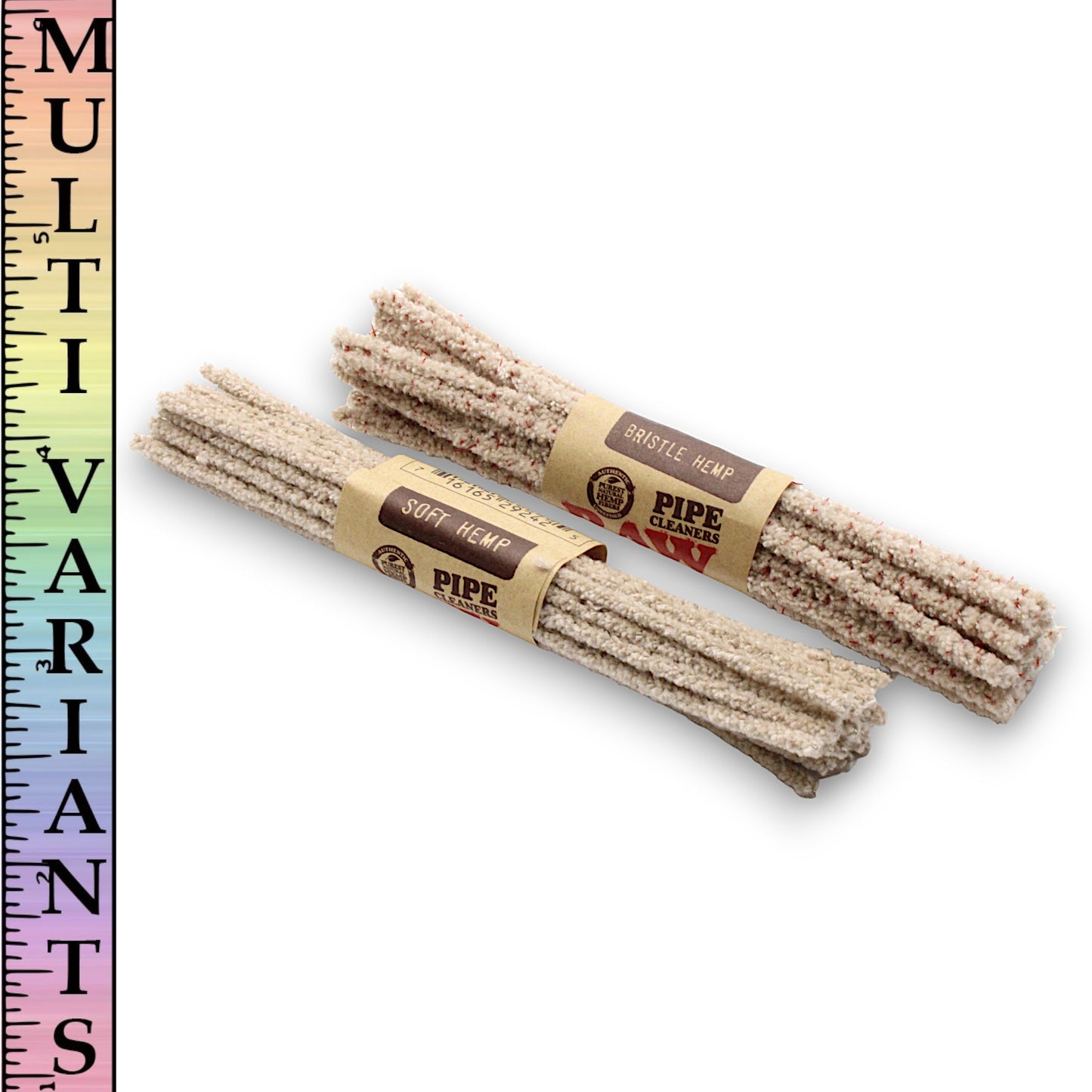 RAW Hemp Pipe Cleaners Bundle Soft or Bristle