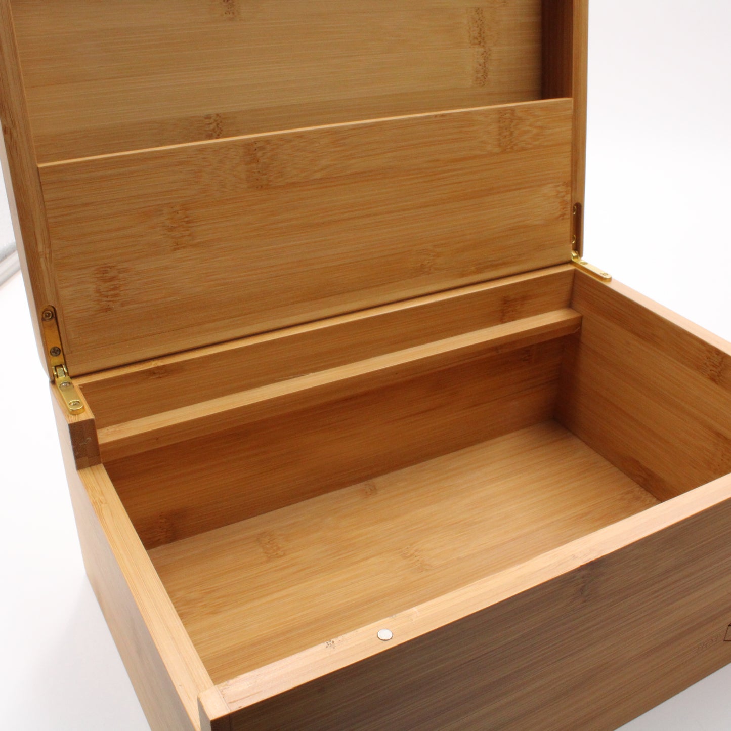 Higher Society Bamboo Stash Storage Box With Grinder Jars