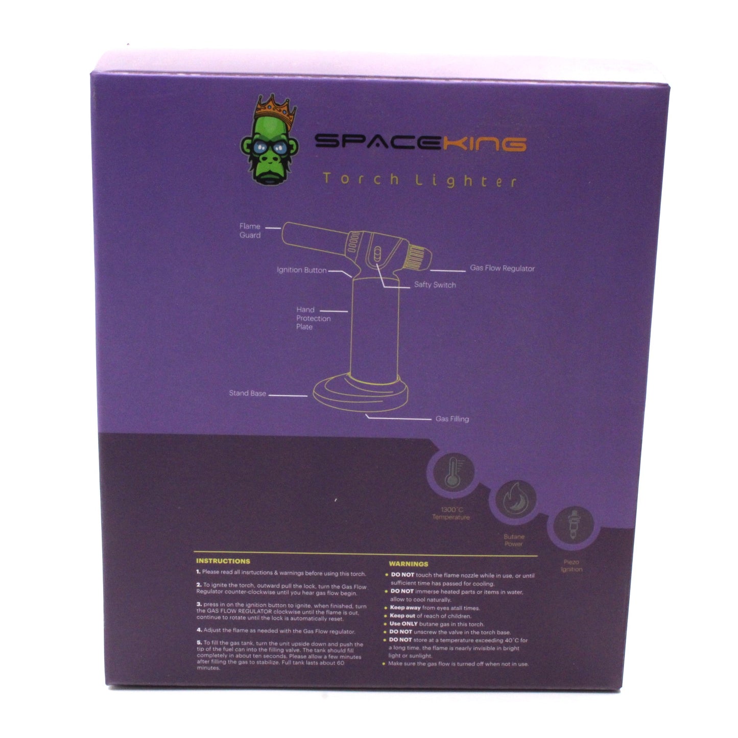 Space King Large Rainbow Dab Torch