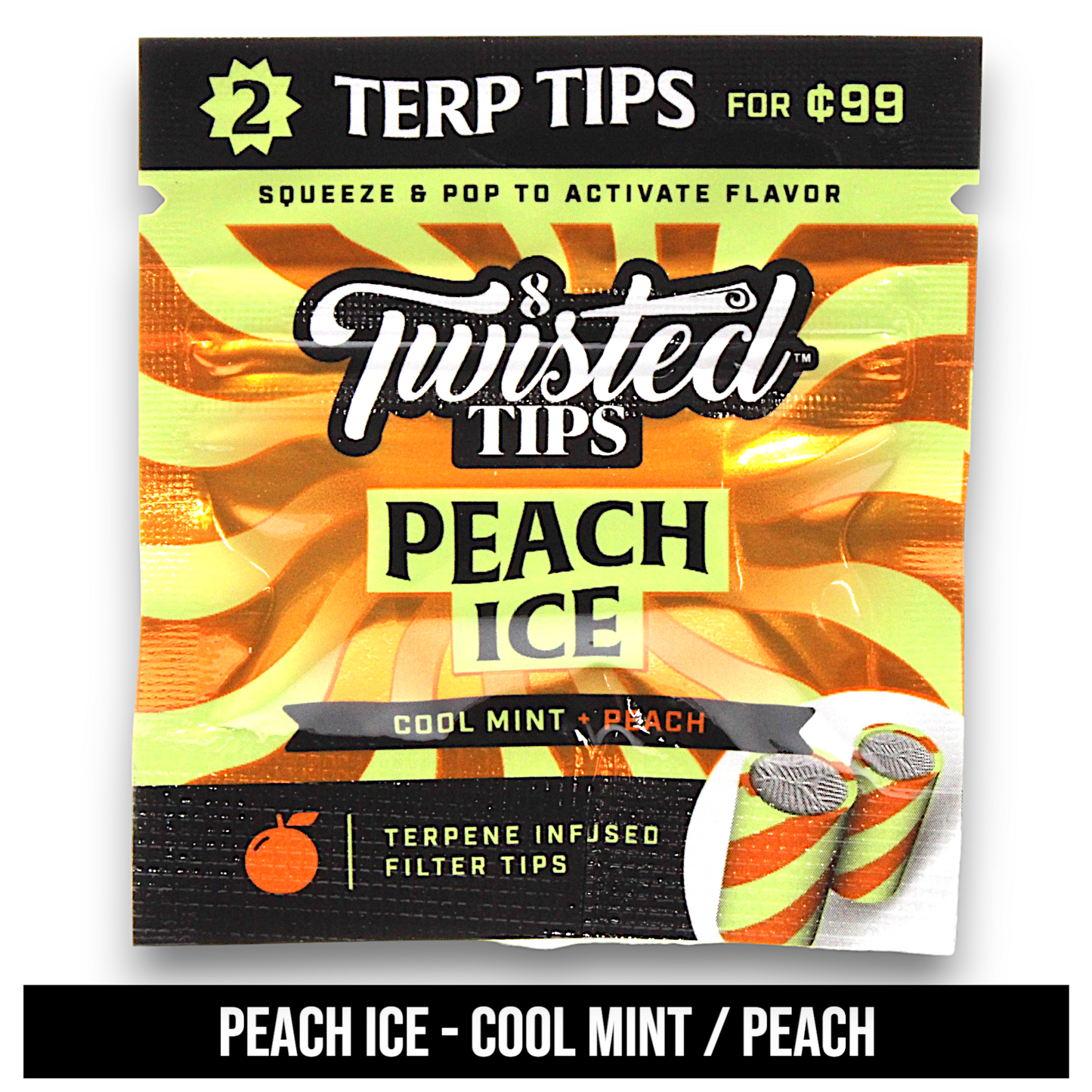 Twisted Tips Terp Flavored Rolling Paper Tips