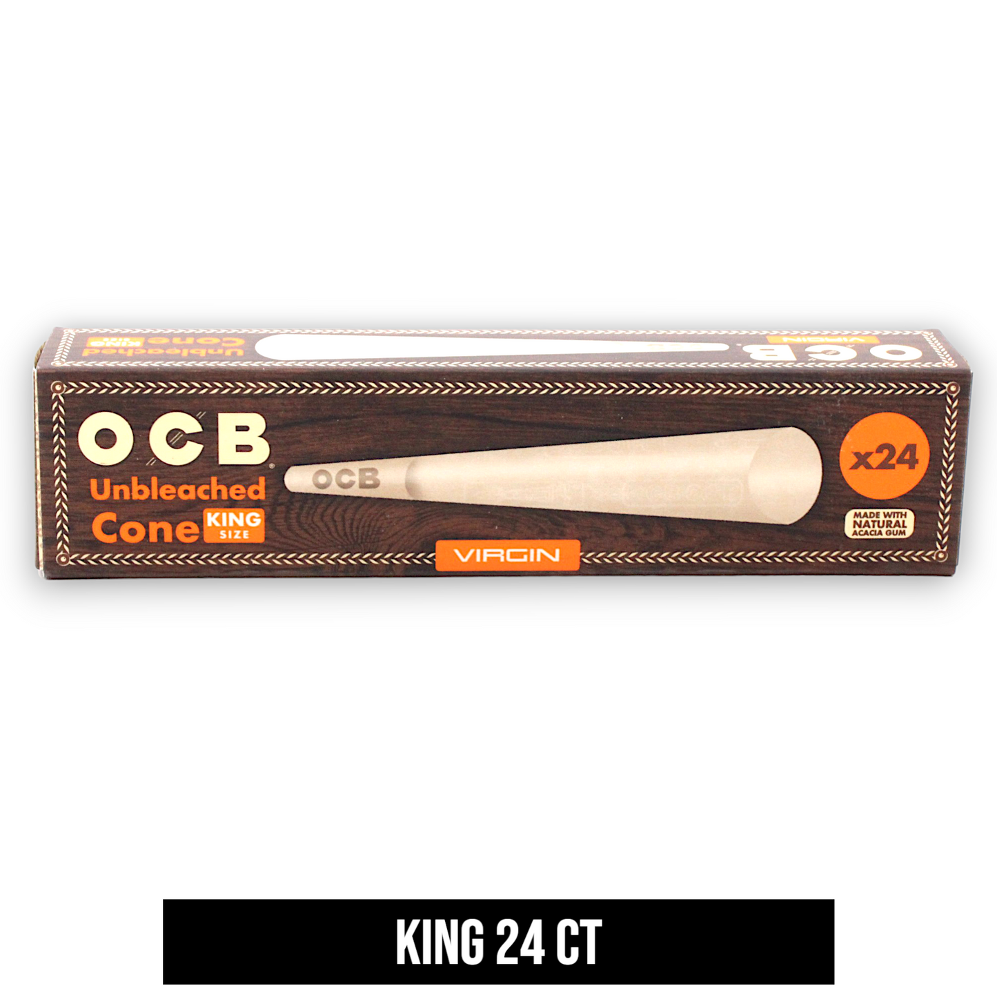 OCB Unbleached Pre-Rolled Cone